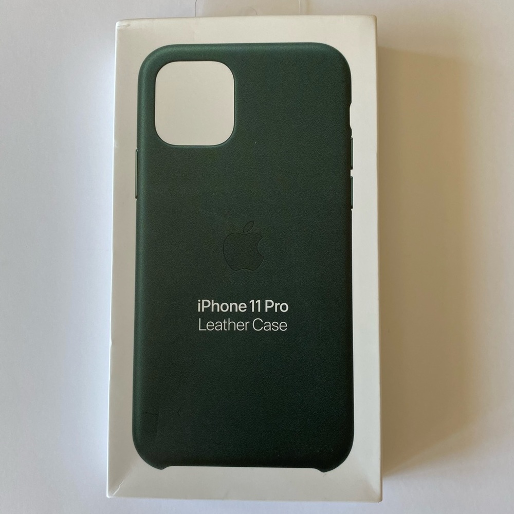 iPhone 11Pro Leather Case - Forest Green